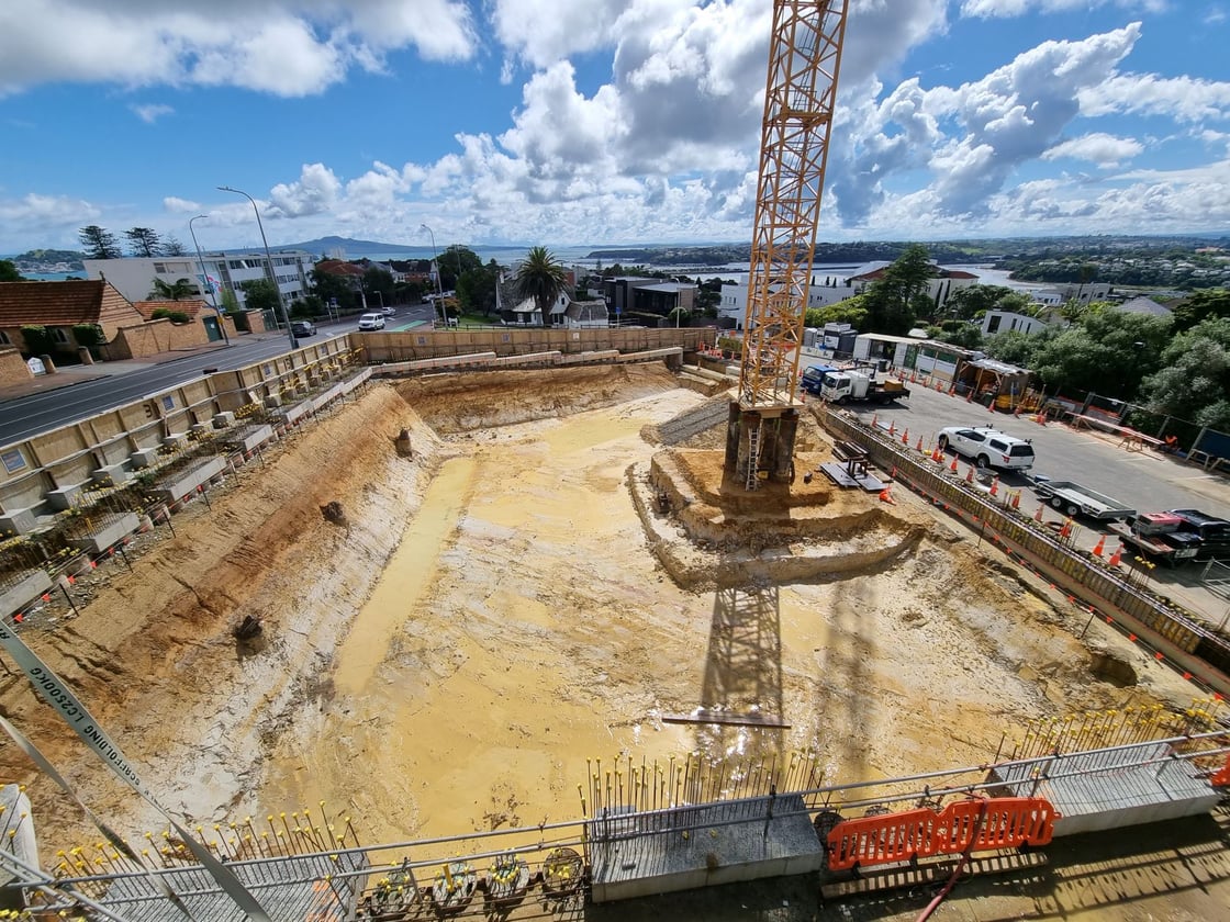 The current works are taking us down to the lowest point in the development